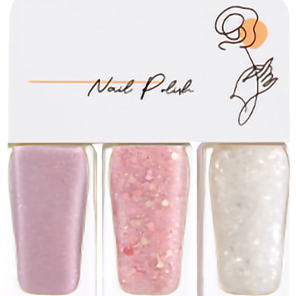 3-pack nagellackset på vattenbasis för kvinnor, lätt att ta bort, snabbtorkande nagellack för dejting, halloweenfest T18