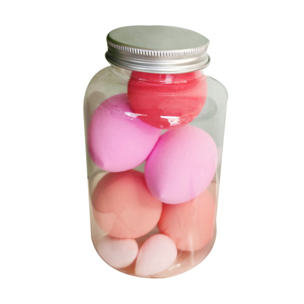 7 kpl Puuteri Puff Kosteaa Kuivaa Super Pehmeä Mini Kannettava Sekoitus Tiheä Meikki Puff Tyyppi 2