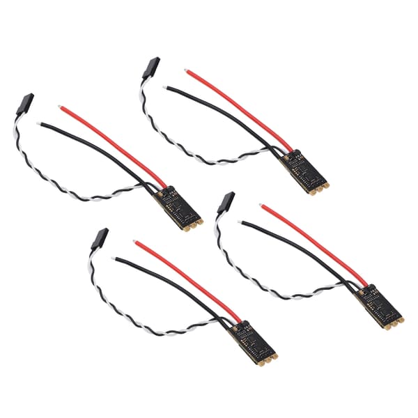 Svart borstlös elektronisk hastighetsregulator RGB LED Höghastighetskontroll Störningsresistent borstlös ESC 35A