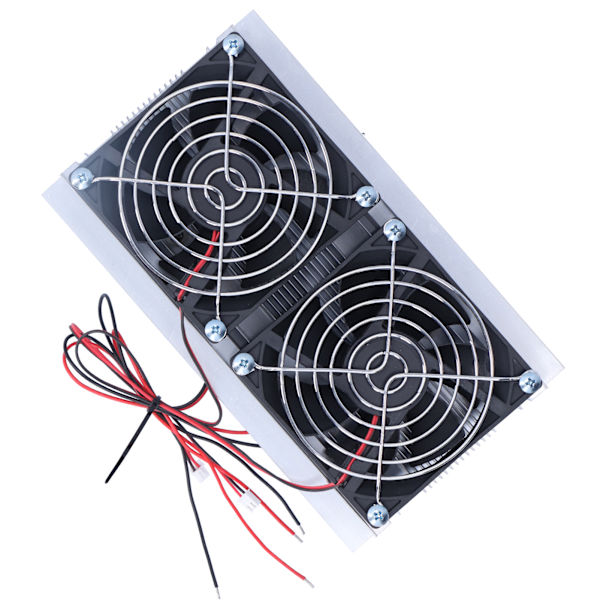 Halvledarkylning Dubbelkärnig Elektronisk Kylare Kylsystem DC12V 120W