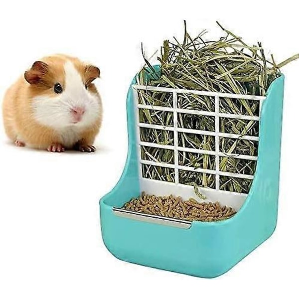 Kaninmatare Bunny Marsvin Hömatare, Hömatbehållare, Hö- och Matmatarskålar