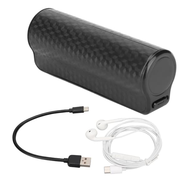 Mini diktafon stærk magnetisk MP3 AI intelligent HD støjreduktion digital stemmeaktiveret optager Type C interface sort 8GB