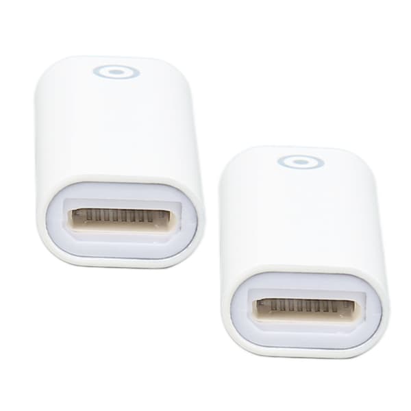 2 stk ladeadapter liten kompakt pekepenn ladeadapter erstatning for IOS Pencil for Lightning til for Lightning