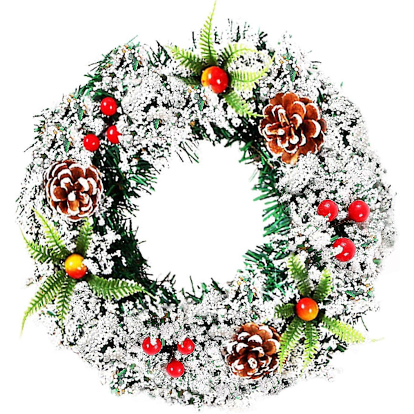 Julkrans 30cm Julkrans Julgransprydnad Julkrans Ytterdörr Hängande W