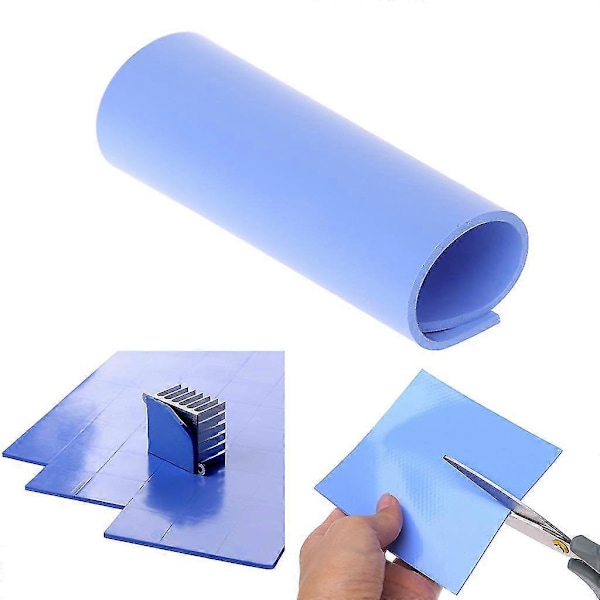 100x100x2mm Kylplatta, Mjuka Värmeledande Kylplattor i Silikon för GPU