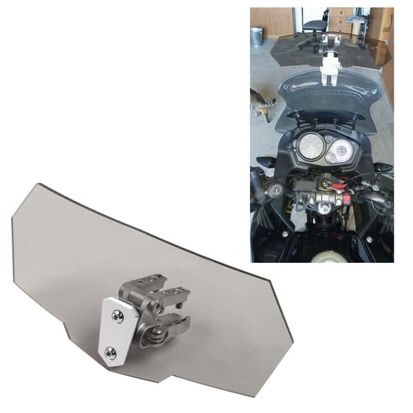 Universal Motorsykkel Styrestang Aluminium Legering Styredemper Stabilisator Sikkerhetskontroll (Sølv)