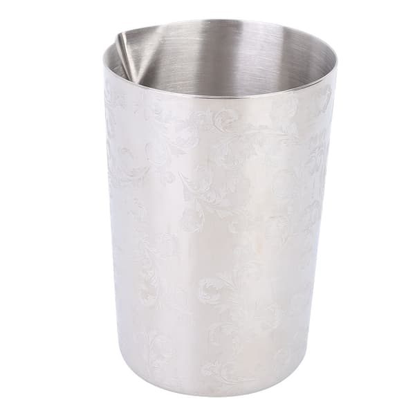 500 ml slitesterk cocktailblander i rustfritt stål med bred munn