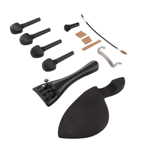 Violin Violin Tilbehør Kit Udskiftningsdele Metal Træ til 4/4 størrelse musikinstrument