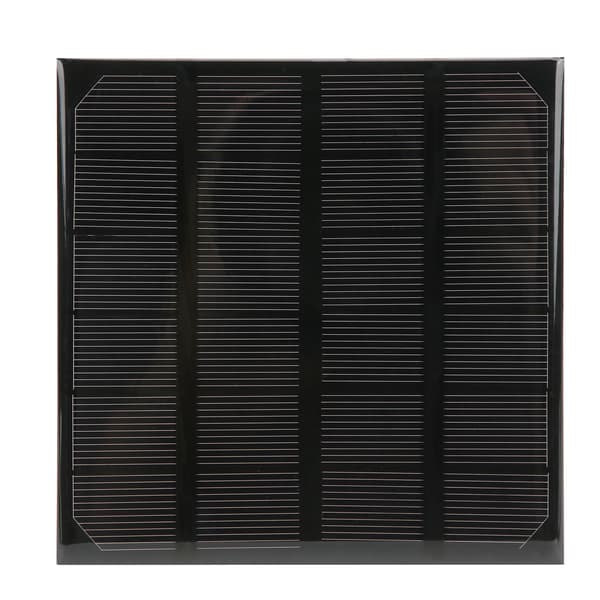 2W 6V Mini Monokrystallinsk Silisium Solcellepanel Modul Celler Utendørs Camping Batterilader