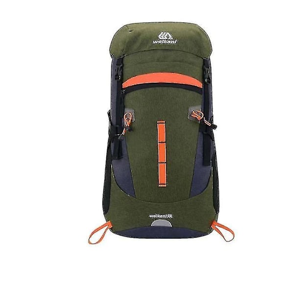 Army Green 50L Retkeily- ja Matkasäkillä