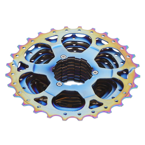 Cykelkassett Svänghjul Fällbar 11 Hastighet 11T‑28T Färgglatt Svänghjul för Mountainbike