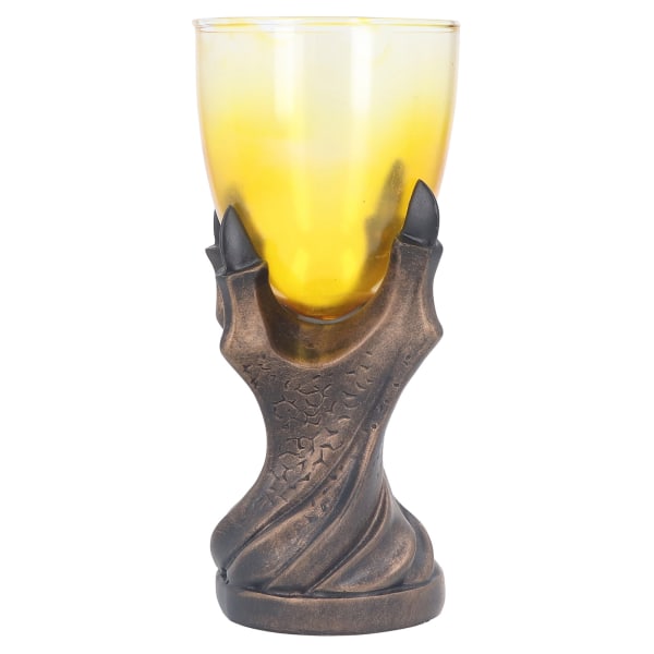 3D Enhandsklo Glasbägare Fashionable Skull Hand Goblet för Fest Bar Vinglas