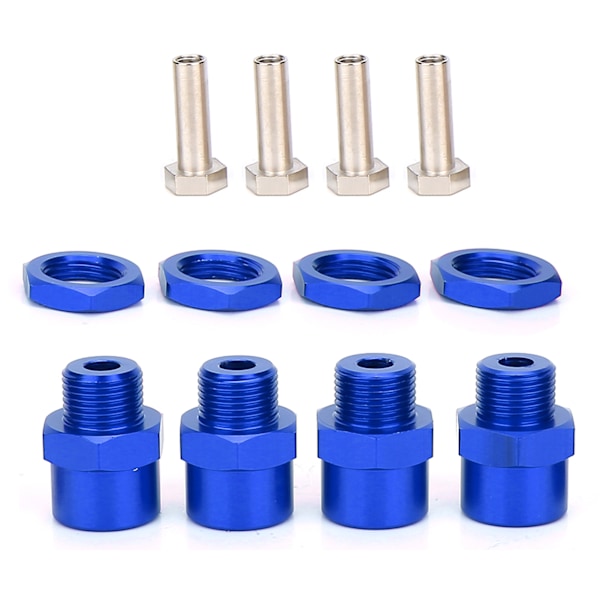 RC-bil 12 mm till 17 mm hjulnavskonverteringsadaptertillbehör för Sakura D4 HSP 94123 1/10 bilBlå