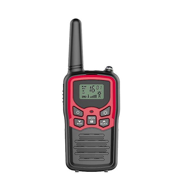 Optimerad Titel: Svarta Barnwalkie Talkies (2 stycken) - 8km Räckvidd, 22 Kanaler, LCD-Skärm
