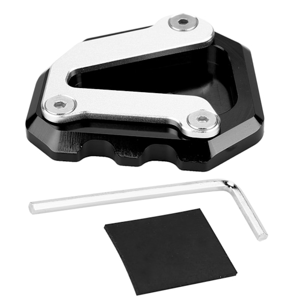 Motorsykkel CNC Side Stand Kickstand Plate Extension Pad For 790 For 2018-2019 Svart