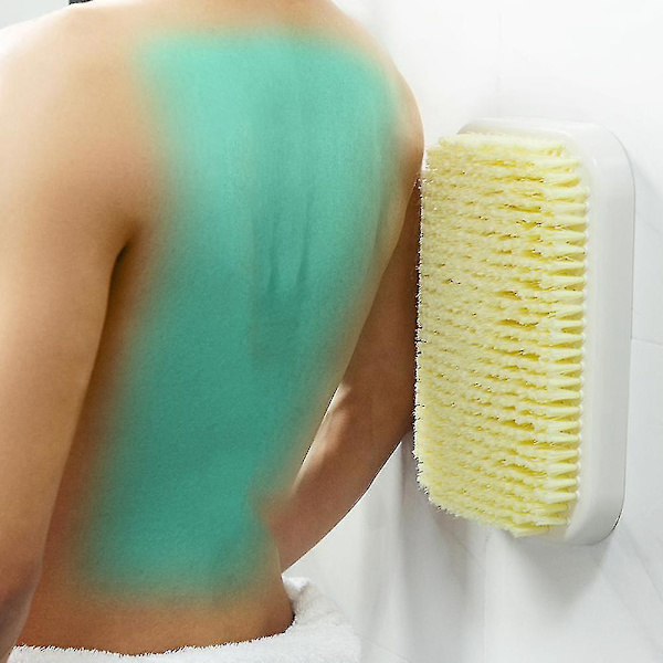 Djuprengörande handsfree exfolierande duschväggborste