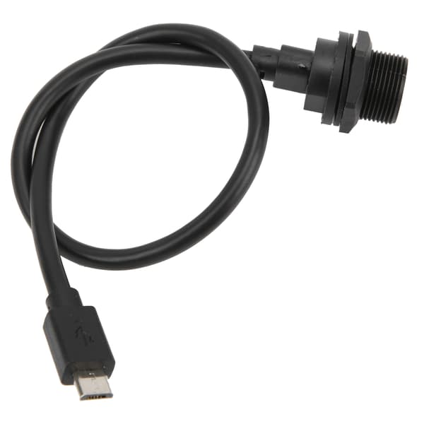 Vandtæt USB-stik IP67 MICRO USB Hun Han med Kabelstik E10MCTFF/MCAM (0,3 meter)