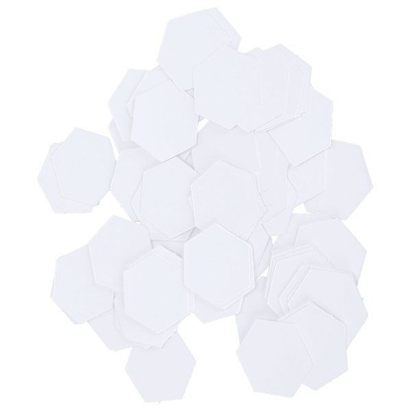 100 st PatchWork-mall, Hex-pappersmodellbräda, Quiltning, Sömnad, Hantverk, DIY-sömnadsverktyg (22 mm Hex)