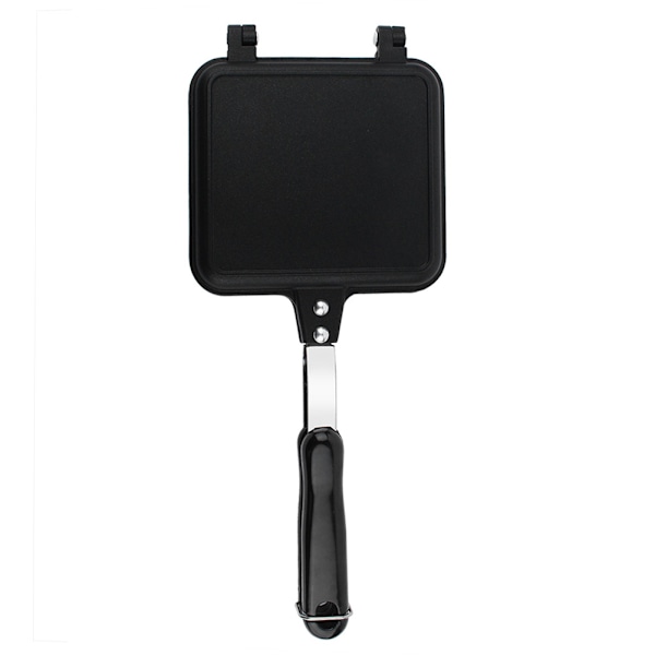 Dobbeltsidig Non-stick stekepanne vaffeljern for kake toast sandwich