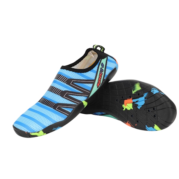 Men Wading Shoes Quick Drying Wear Resisting Upstream Shoes for Outdoor Camping Hiking Rafting and Windsurfing Blue 39