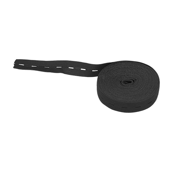 Kuminauha, joustava, kannettava, monikäyttöinen, koti- ja toimistokäyttöön, käytännöllinen, musta