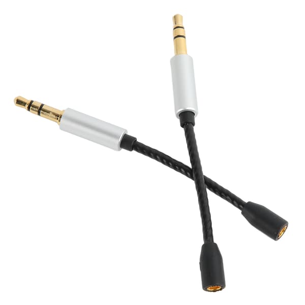 MMCX til 3,5 mm adapterkabel Forgyldt interface OFC Core tabsfri lyd MMCX hun til 3,5 mm han kabel