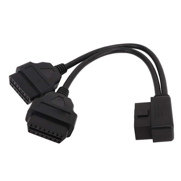 OBD2-splitter 1 till 2 Y-splitter förlängningskabel 16-stifts bildiagnostisk förlängningssladdadapter passar för 12V 24V Obdii-port