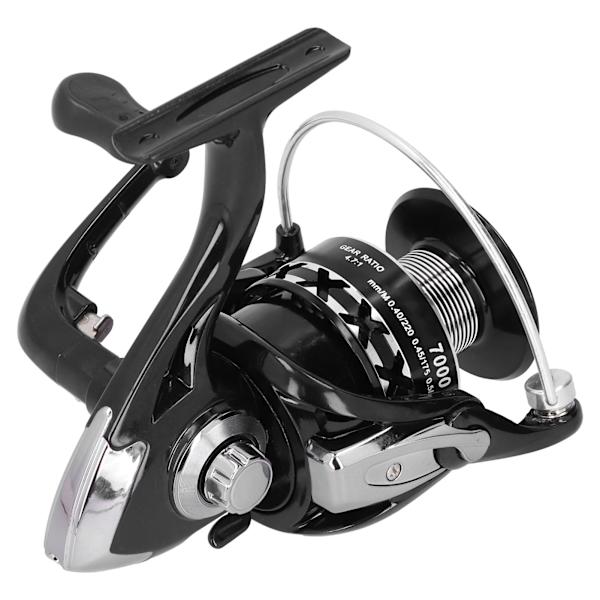 Spinningshjul 4.7:1 Gear Ratio Foldbar Metal Arm Fiskehjul Fiskeri TilbehørX7000