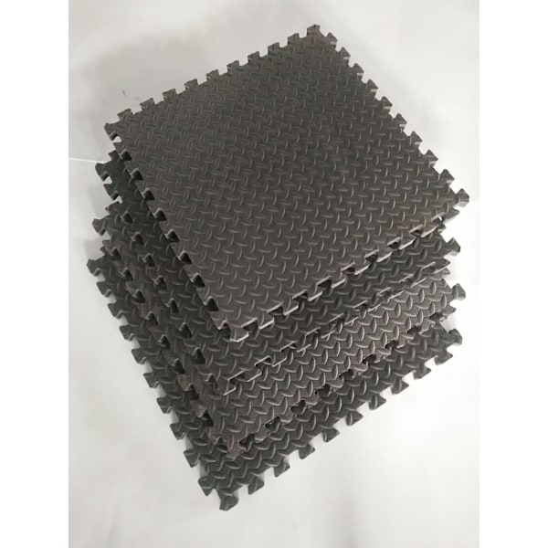 Pehmeä Fitness-matto 4 osaa 12x12 tuumaa Suojaava lattia kotikuntosalilaitteille ja treeneille