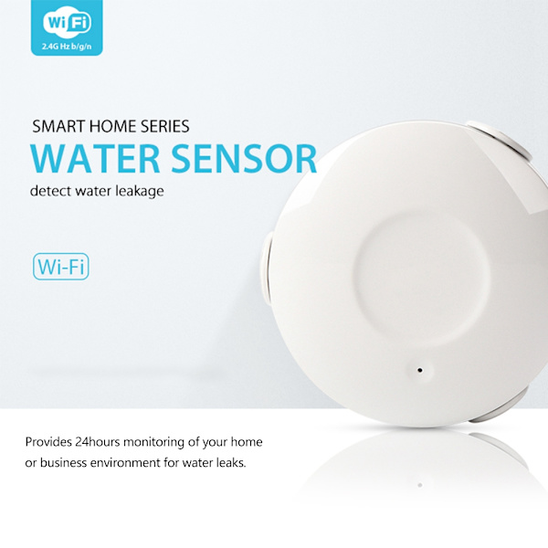 Wi-Fi Wireless Smart Water Leak Sensor tulvailmaisimen hälytys