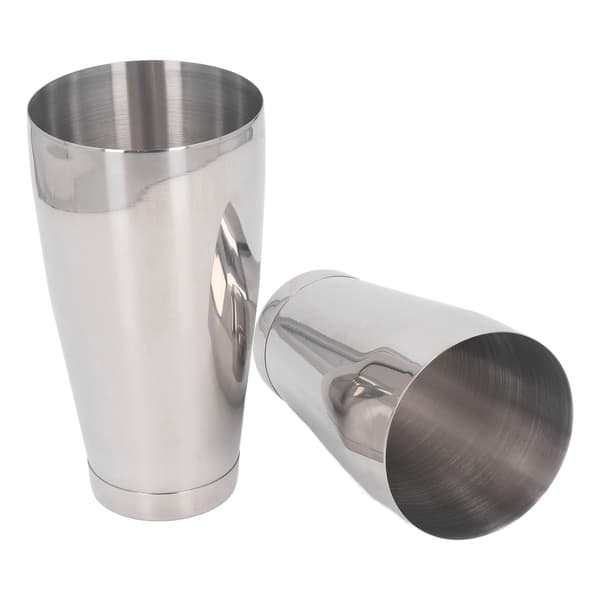 Cocktail Shaker Rustfrit Stål Martini Drink Mixer Grundlæggende Værktøjer Shake Metalbeholder til Bartendere