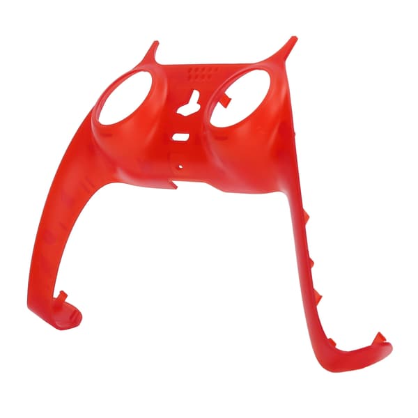 Spilcontroller Dekorativ Strimmel Cover med Knapper Sæt Erstatning til PS5 Gamepad Rød