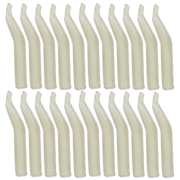 100 stk. 20 mm PE anti-tangles line sigte hylster lysegrøn karpefiskeri tilbehør
