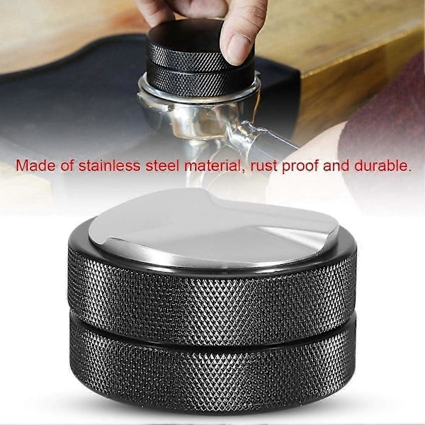 2025 Ny Kaffe Tamper - 51mm Rustfrit Stål Espresso Tamper Kaffebønne Presse Værktøj Espresso Distributør