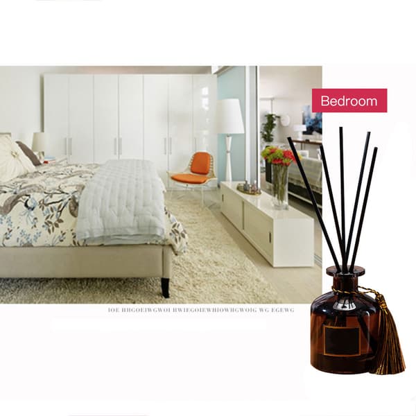 50 ml Reed Diffuser Fjerner lugt Ildfri Diffuser Olie Naturlig Diffuser til kontoret