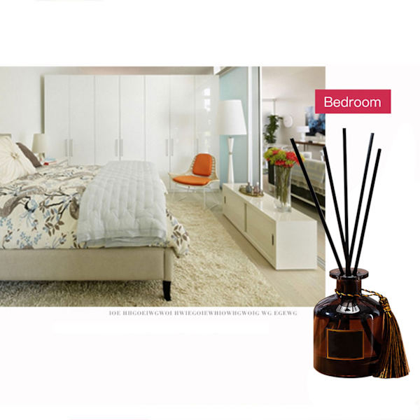 50 ml Reed Diffuser Fjerner Lukt Brannfri Diffuserolje Naturlig Diffuser for Kontor