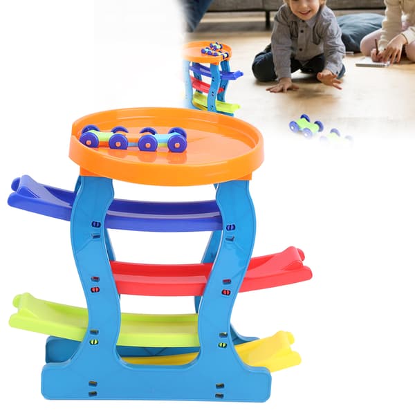 Bilbana Leksaker DIY Montering Barn Småbarn Pedagogisk Bana Billeksak Spel Stil 1