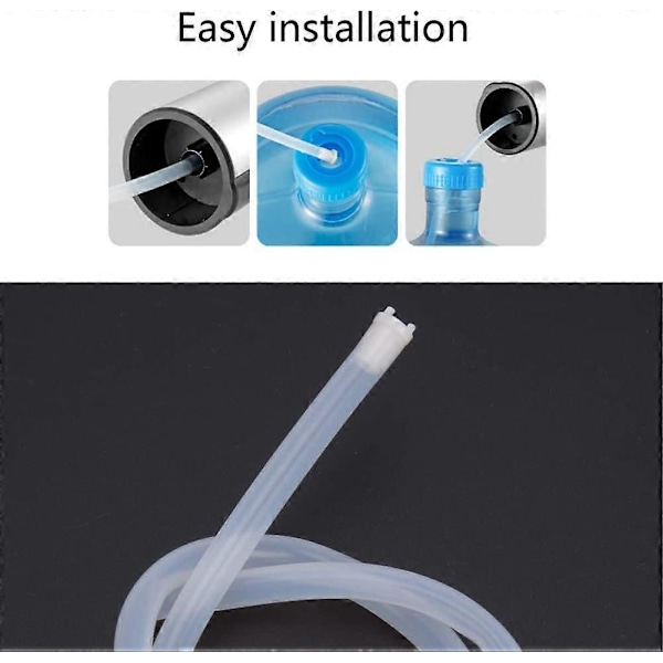 Vattendispenser Automatisk Dricksvattenpump Portabel USB-laddning med Volymkontroll för 5 Gallon Dunk