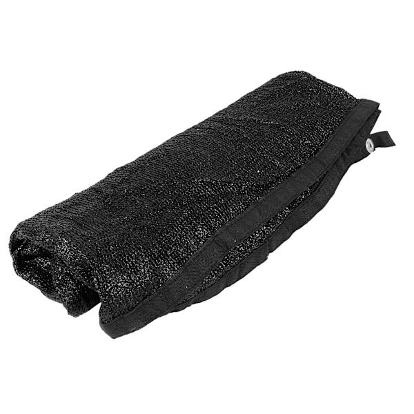 Skuggnät Solskydd Dammskydd Solskydd Växthus Balkong Gård Solskydd Tillbehör 2 x 2m Svart 6 Stygn