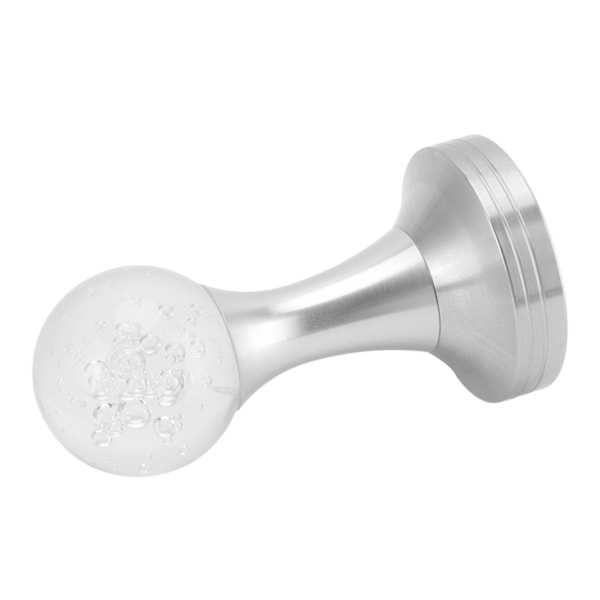 Kristallkula Kaffe Pulver Tamper Rostfritt Stål Bas Kaffe Press Hammer för Kök Café Silver Pelare 53mm / 2.1in