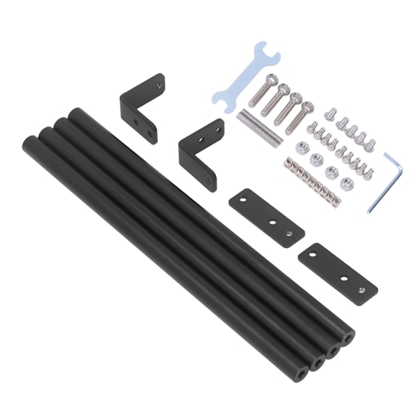 Set i aluminiumlegering S4 metalldragstång med 3D-skrivare tillbehör