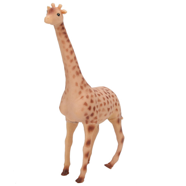 Simulerad Giraff Modell Barn Söta Djur Figur Leksak Hem Dekoration Födelsedagspresent Mjuk Plast Giraff