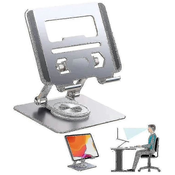 Laptopställ Aluminiumlegering Vridbart Ställ Med 360 Vridbar Bas Legering Vridbart Ställ ZD HU