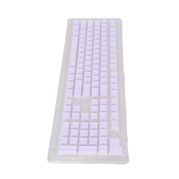 PBT Tastaturer Høj Lav Layout Dobbelt Layer 2 Farve 108 Taster Mekaniske Keyboards til 61 87 104 108 Tastatur Lilla
