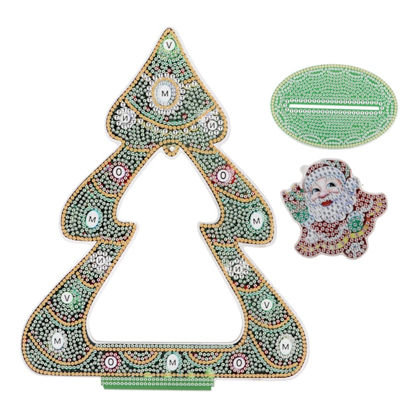 Rhinestone-målning fulländad hantverk DIY-produktion akrylmaterial kristalljulgran