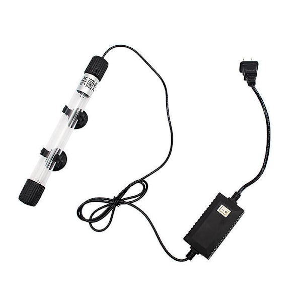 13W UV Ultraviolet bakteriedræbende lampe til bil, husholdning, køleskab, toilet, akvariesterilisator - Dykbar UVC-sterilisator 220-240V