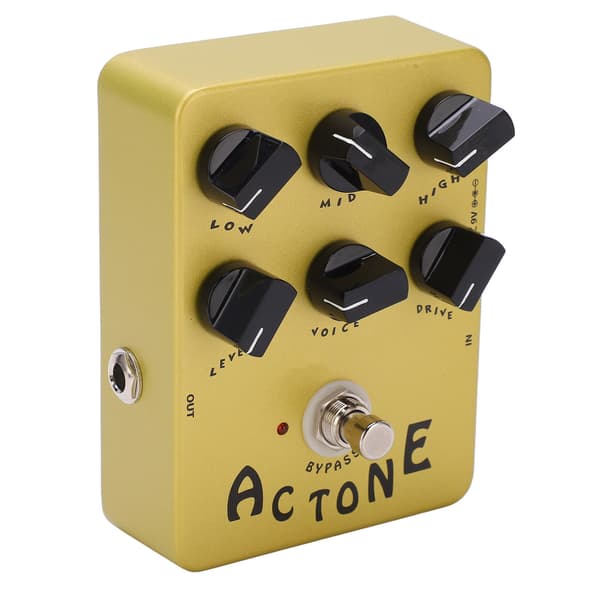 Amp Pedal Simulation Forstærker Effekter Analog til Vox AC30 Klassisk Britisk Rock Lyd JF‑13
