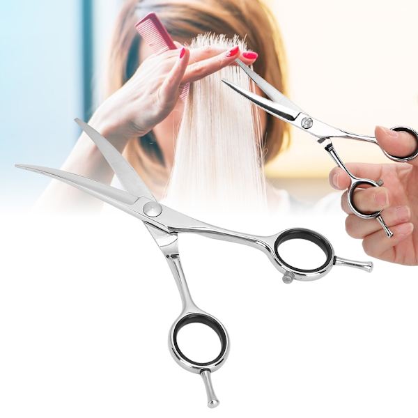 Professionelle frisørsakse til hårklipning, udtynding og styling - Barberstål hårsakse