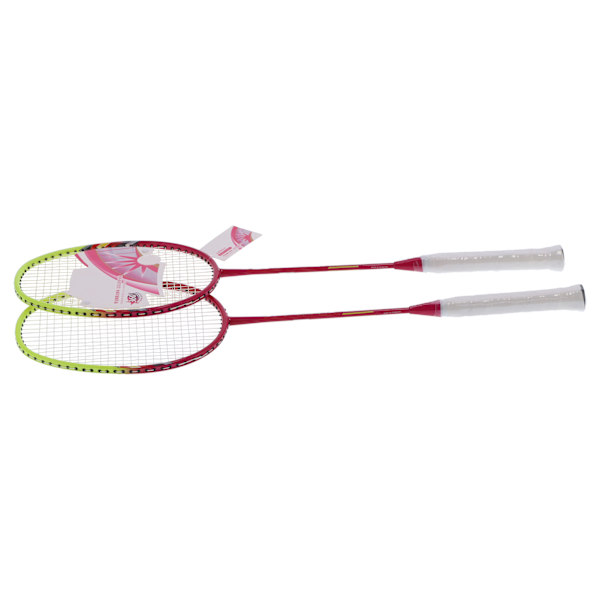 2 Badmintonracketar för spelare, lätta racketar i kolfiber för vuxna med bärväska