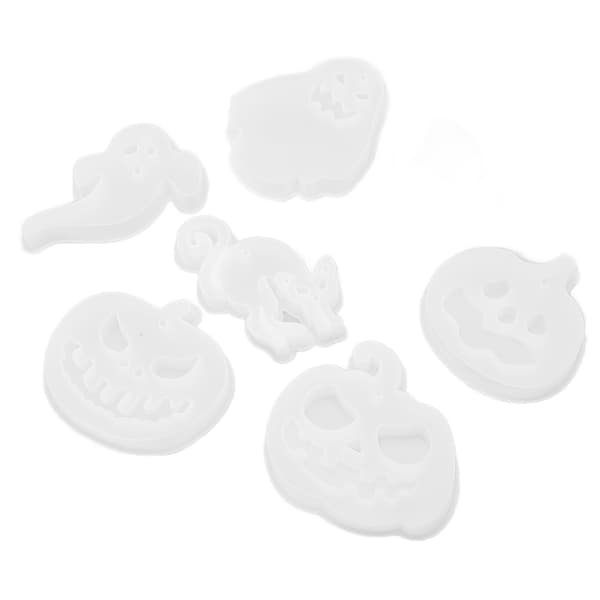 Halloween silikoneform bærbar blød fleksibel genanvendelig silikone DIY græskar silikoneform